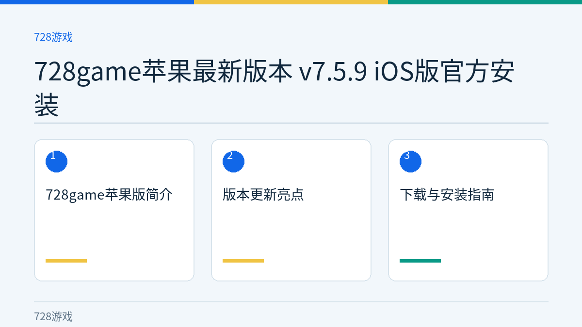 728game苹果最新版本 v7.5.9 iOS版官方安装文章内容示意图